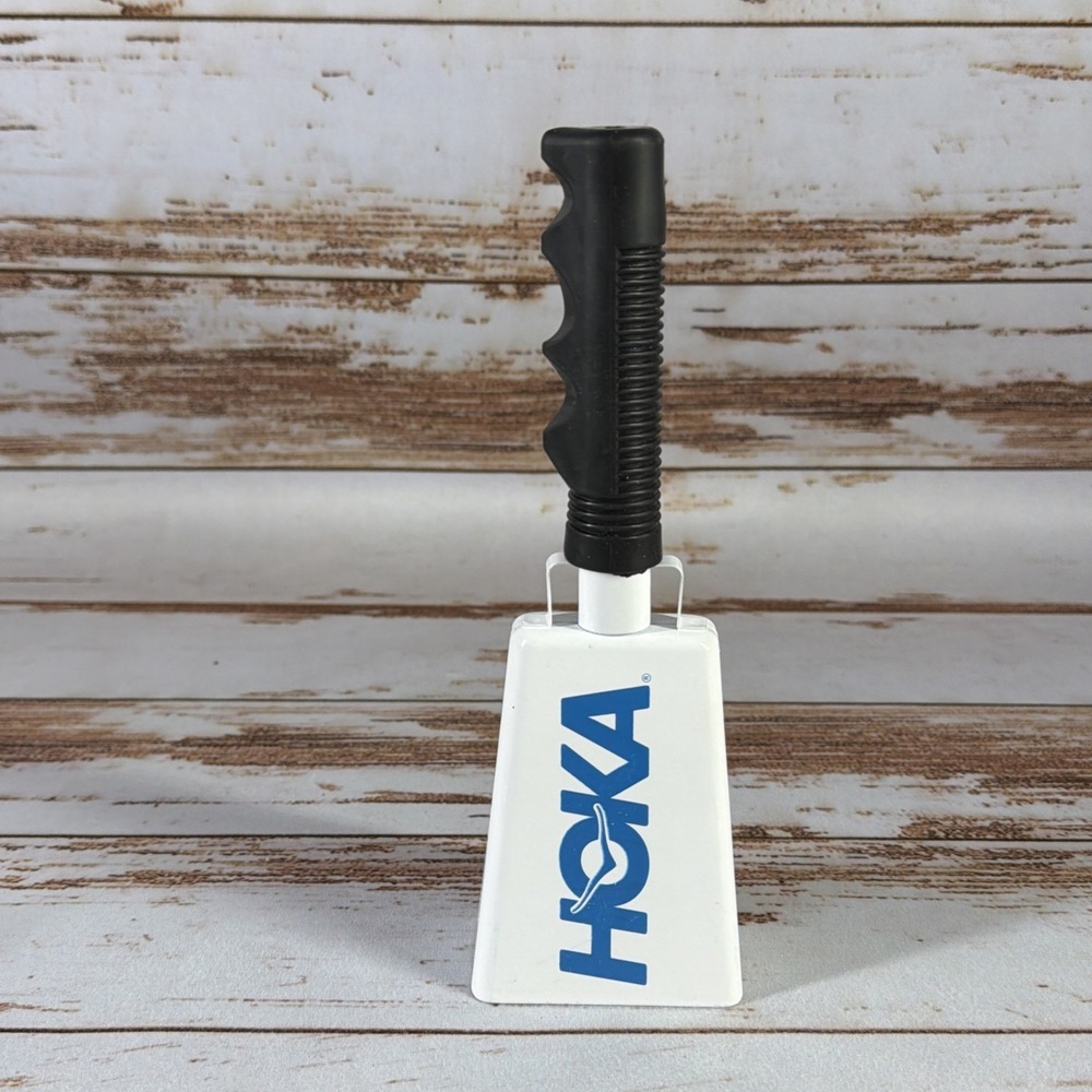 Hoka One One Marathon Cowbell Noisemaker Metal Sporting Event